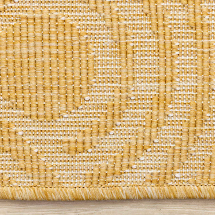 Bristol Yellow Reversible Indoor / Outdoor Rug