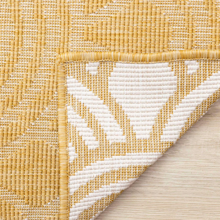 Bristol Yellow Reversible Indoor / Outdoor Rug