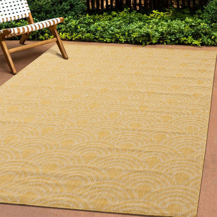 Bristol Yellow Reversible Indoor / Outdoor Rug